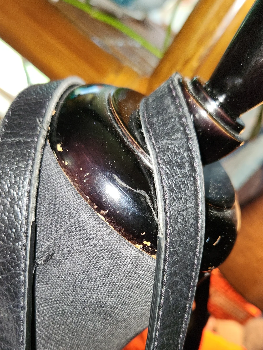 Black Leather Kate Spade Shoulder Bag